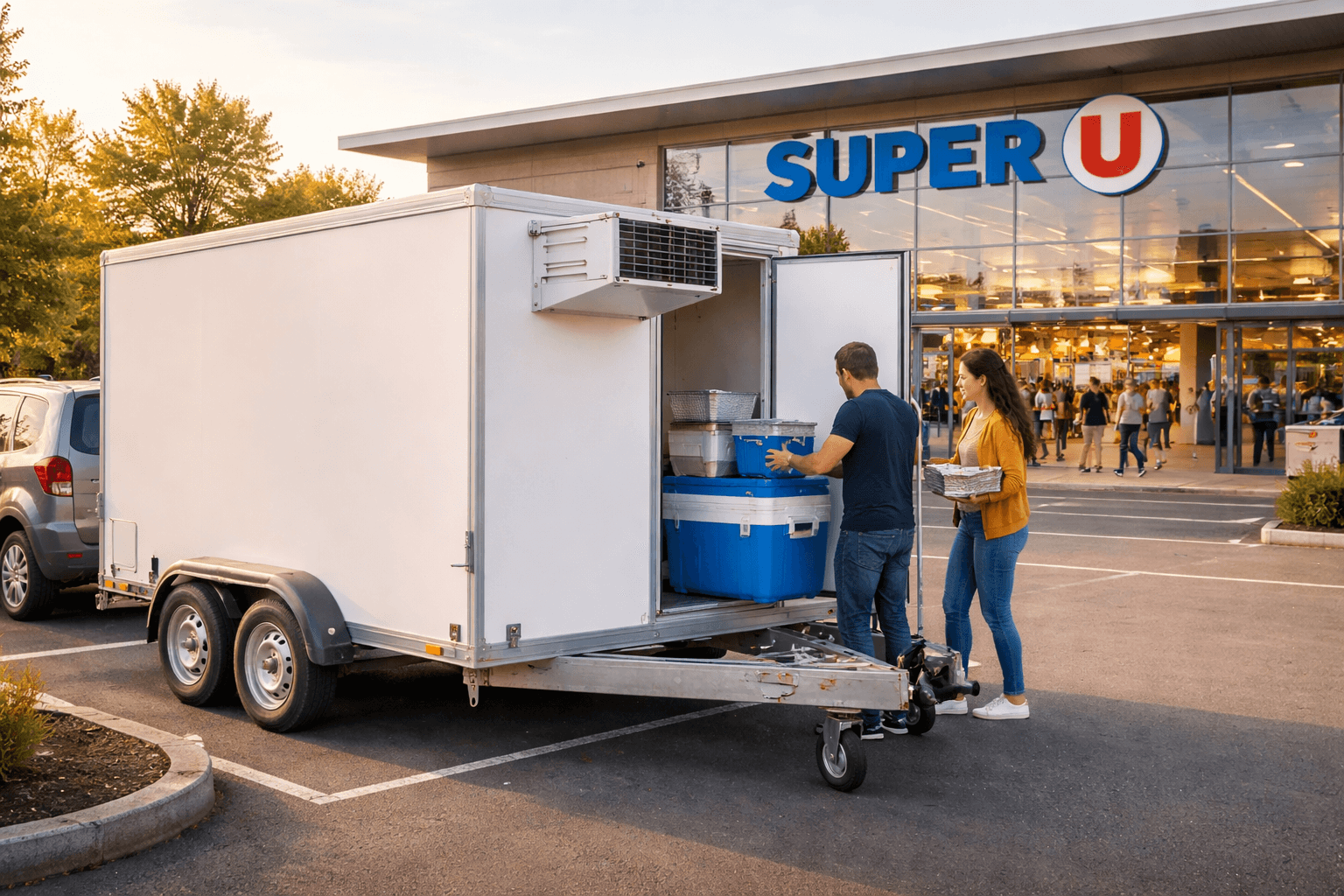 Tarif location remorque frigorifique Super U : guide complet