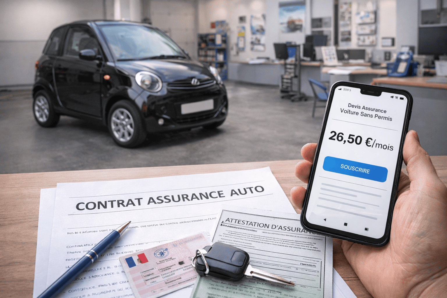 Assurance voiture sans permis : prix et garanties en 2026