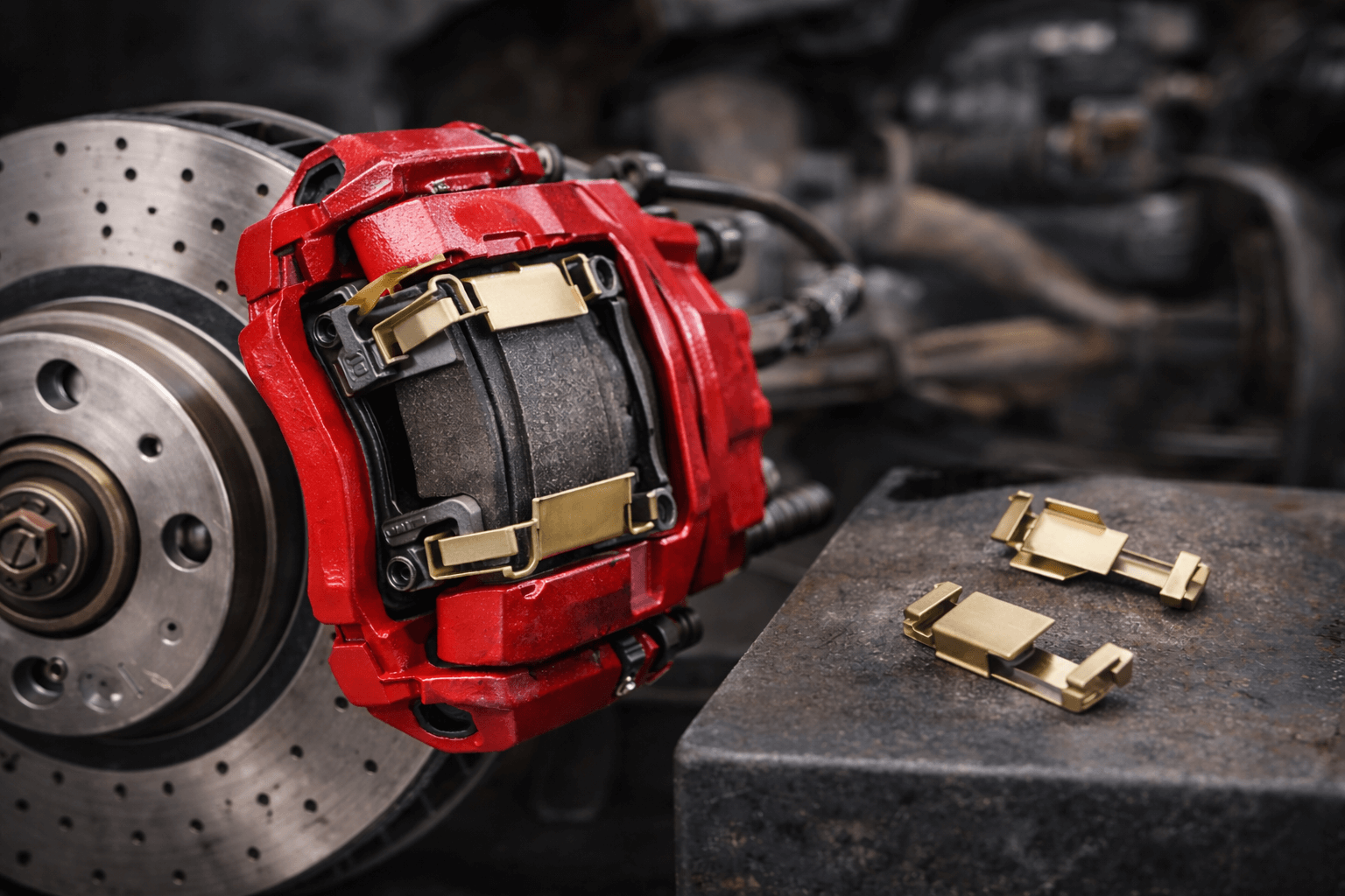 Système anti vibration étrier de frein Peugeot : rôle et utilité