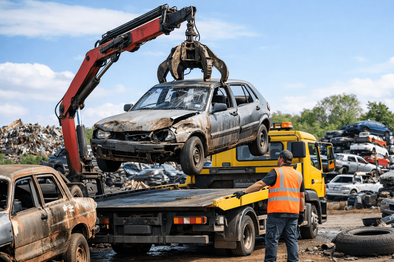 Enlèvement d’épaves gratuit : comment ça fonctionne ?