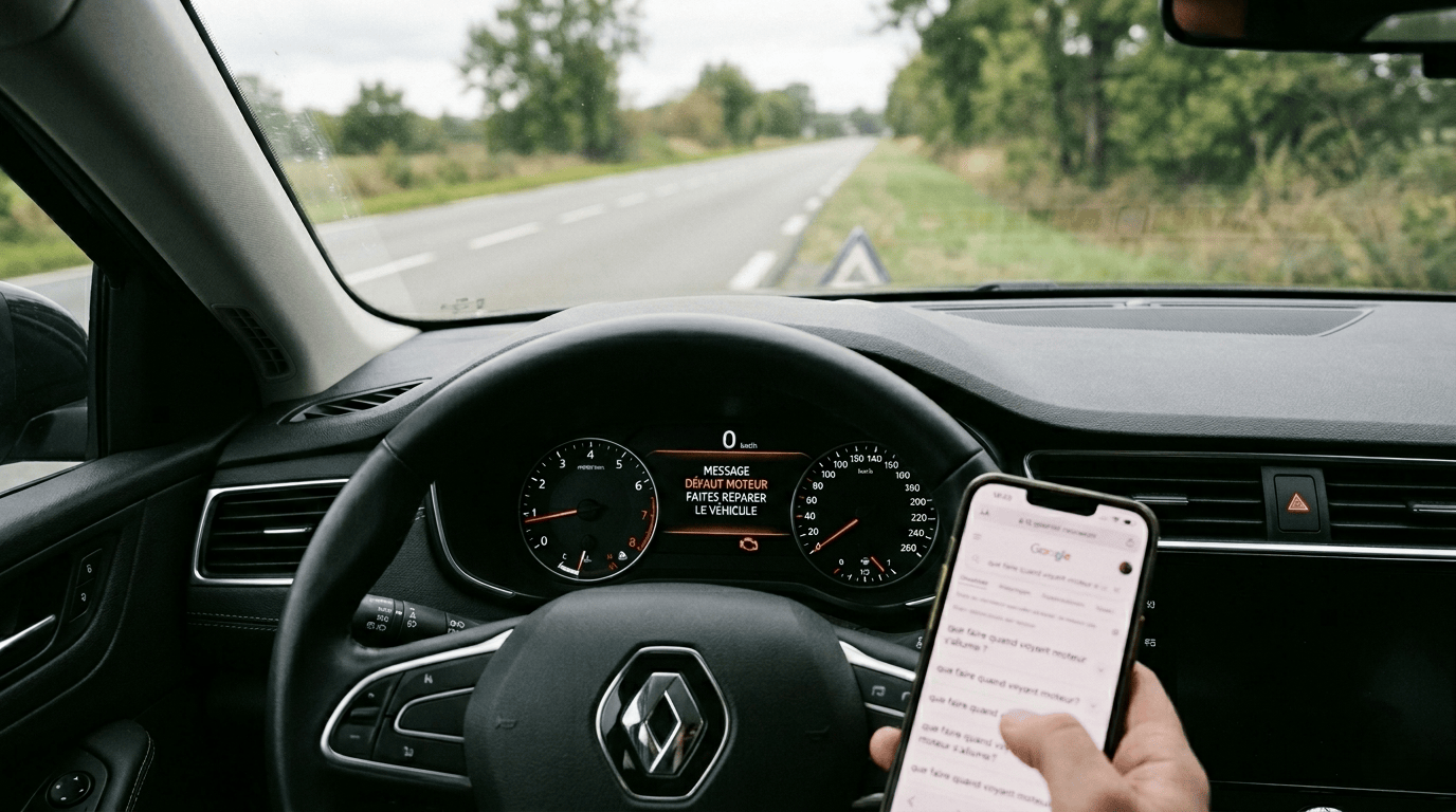Message défaut moteur faites réparer le véhicule : que faire ?