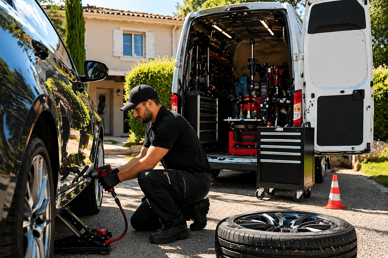 Montage à domicile pneu : comment ça marche