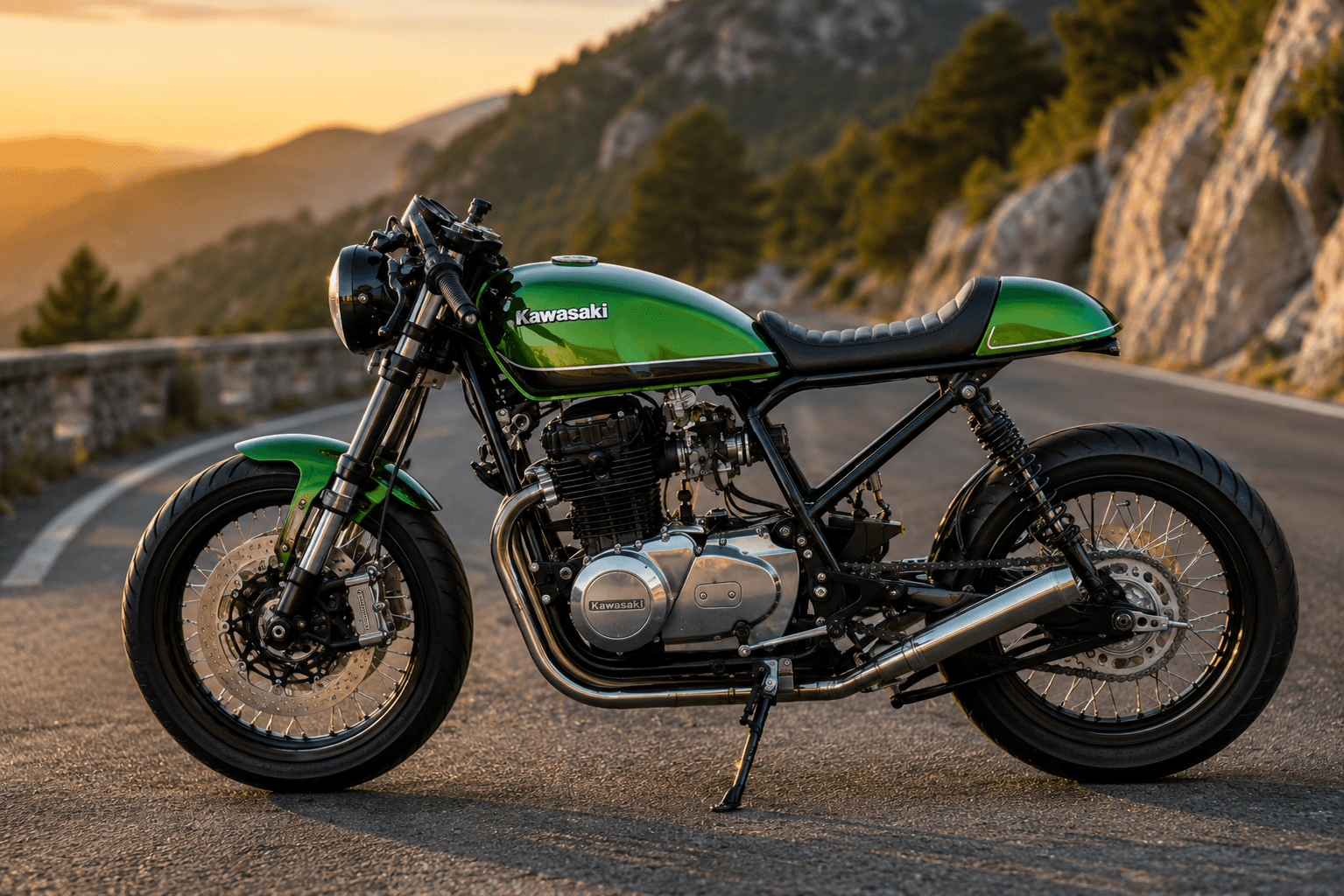 Kawasaki KZ400J : une ancienne à sublimer en custom