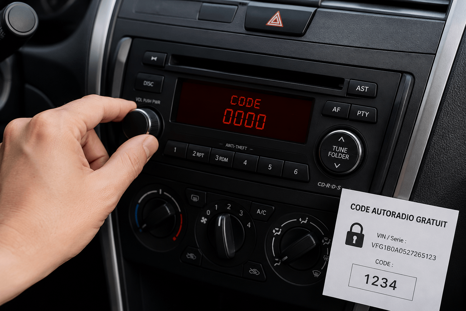 Code autoradio gratuit : le guide anti-galère