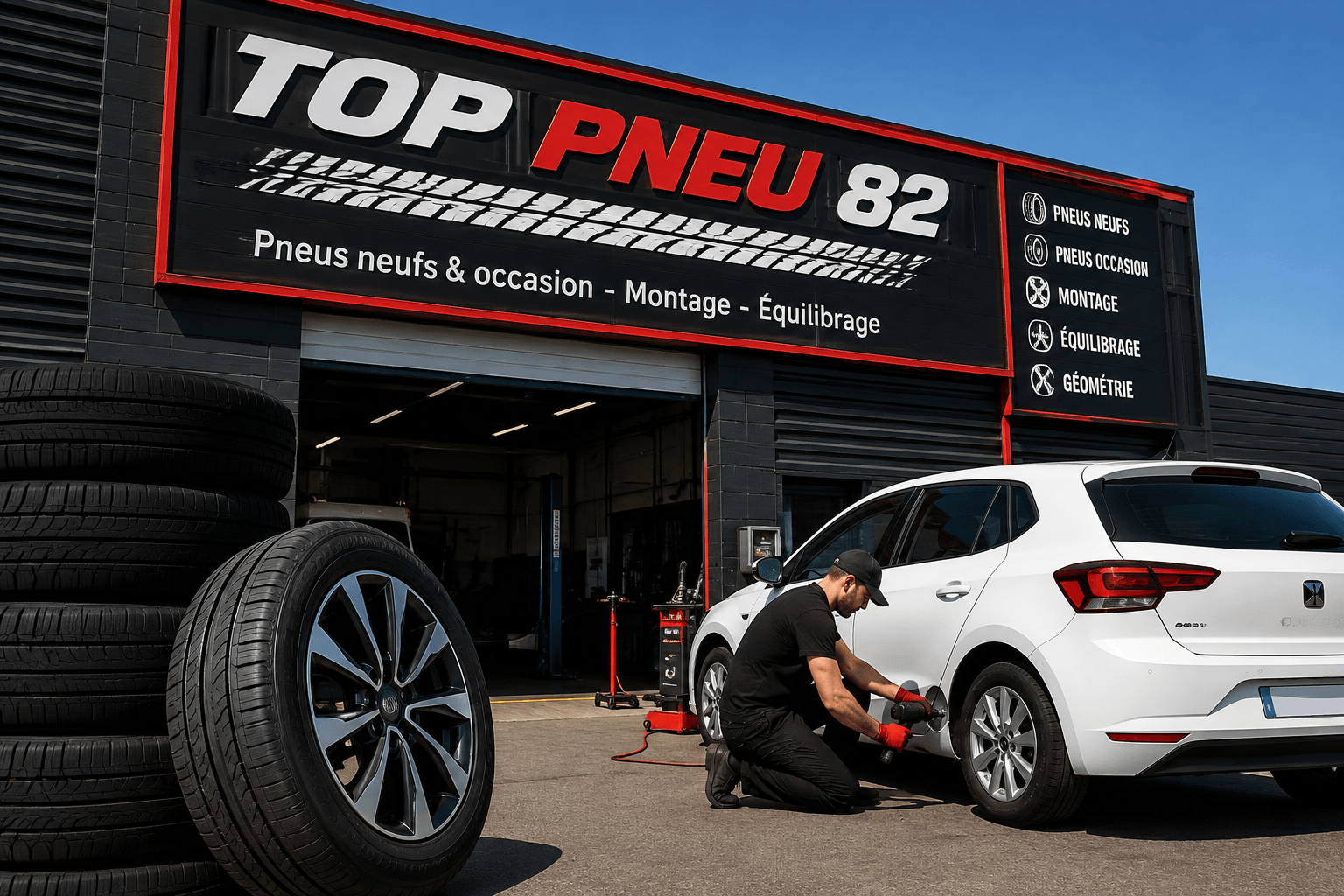 Top Pneu 82 : pneus neufs, occasion et montage