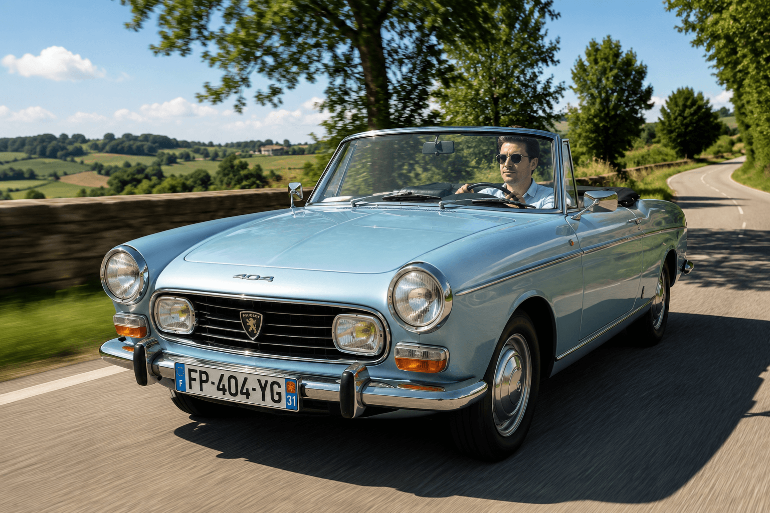 Peugeot 404 convertible : une icône française à collectionner