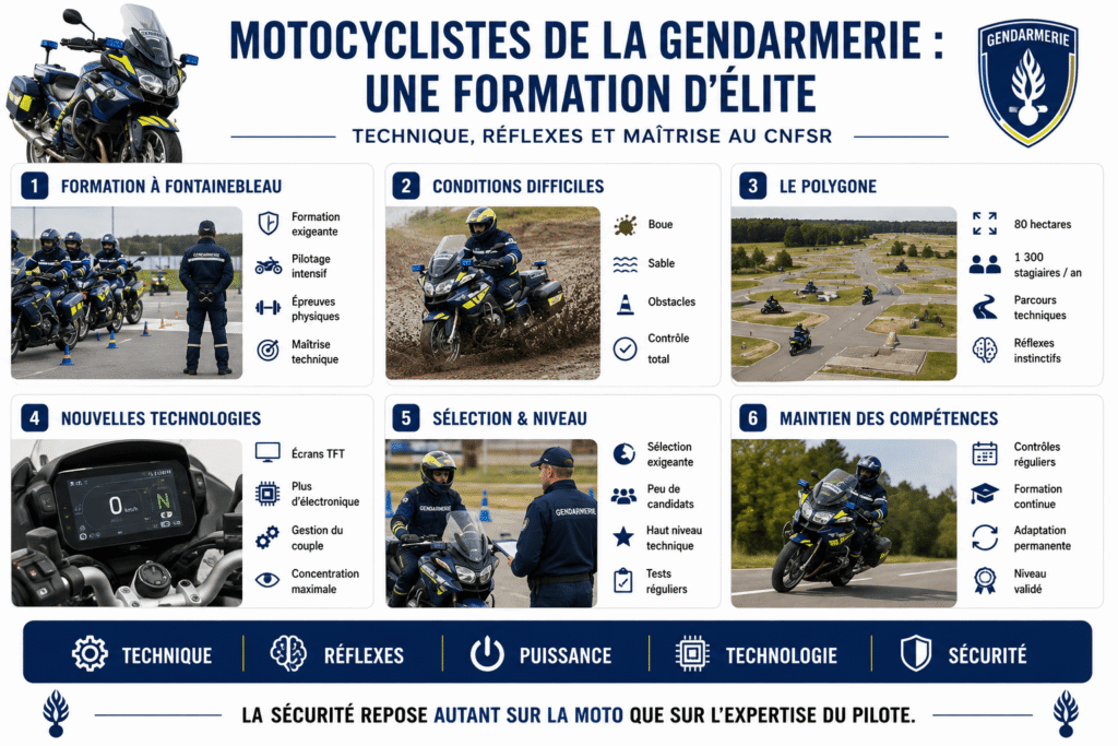 motocyclistes de la gendarmerie