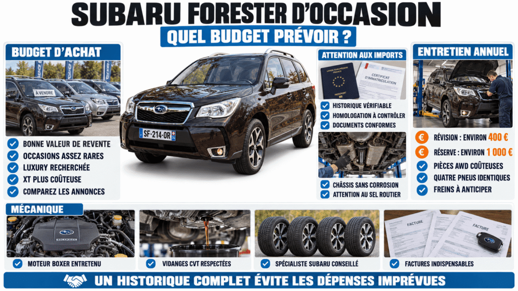 subaru forester d'occasion