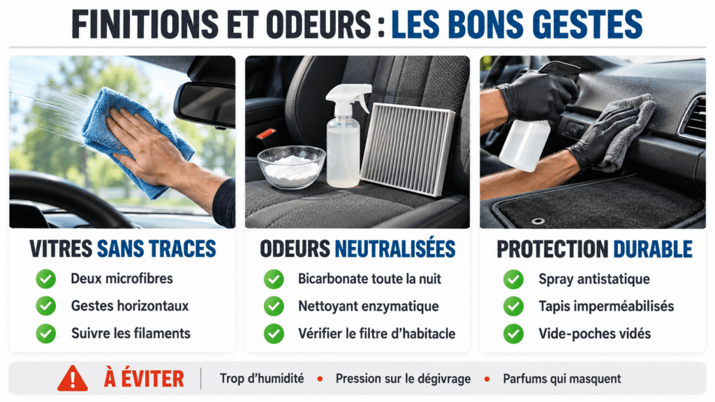 finitions et odeurs