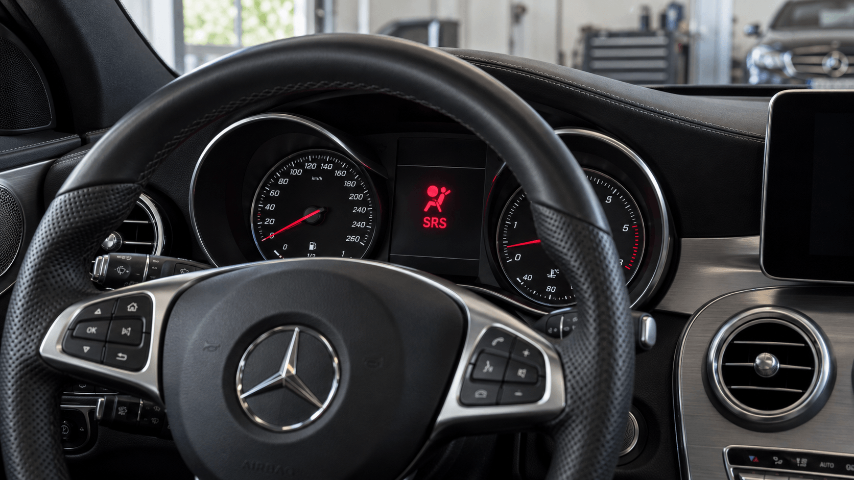 Voyant SRS sur Mercedes : causes et solutions